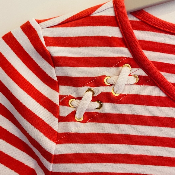 Lauren Ralph Lauren Striped Nautical Top - Picture 4 of 6